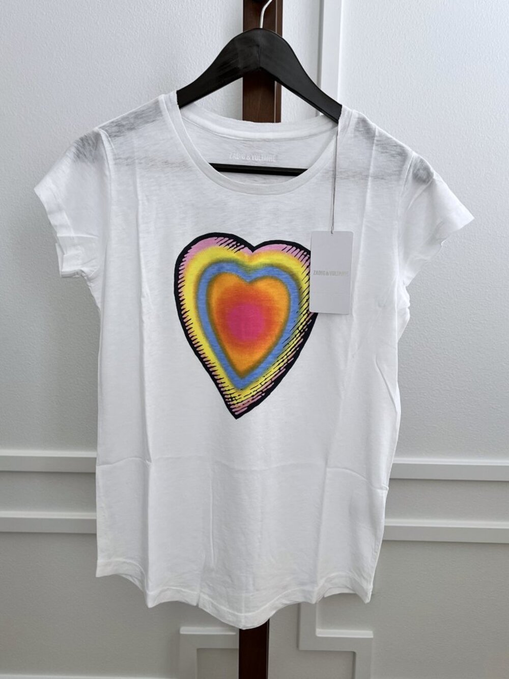 NWT - Zadig & Voltaire Skinny Disco T-shirt - Blanc🤍